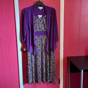 Plus Size 2-Piece Jacket & Dress